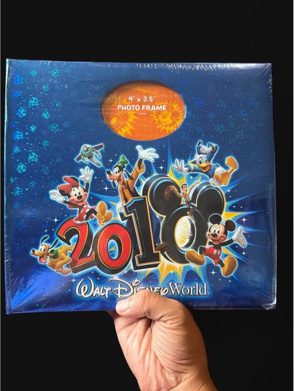 Disney World 2010 Photo Frame 4" x 3.5" Mickey & Friends Sealed New Vintage